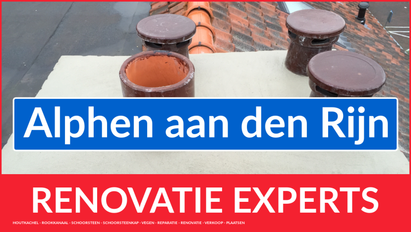 totale schoorsteen restauratie in Alphen aan den Rijn